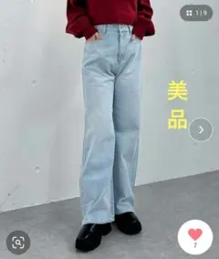 archives デニムパンツ サックスブルー Sのサムネイル