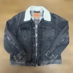 ボア デニムジャケット