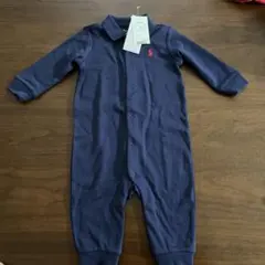 Ralph Lauren ネイビー ロンパース 6M