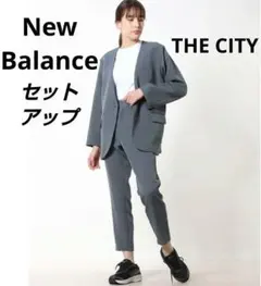ニューバランス THE CITY レディースセットアップジャケット 仕事着