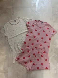 c*a様 PETIT BATEAU パジャマ 2点セット 140cmのサムネイル
