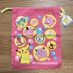 【新品】ポケットモンスター　巾着袋　ピカチュウ