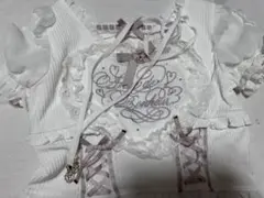 LIZLISA リズリサ フリルハートリボンスリーブトップス ピンク