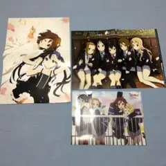 けいおん！　A4クリアファイル＆ポスター　3点セット