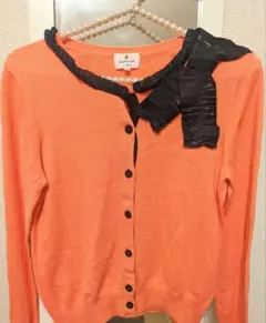 ランバンオンブルーカーディガン