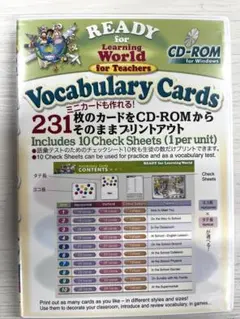 Vocabulary Cards CD-ROM 231枚収録