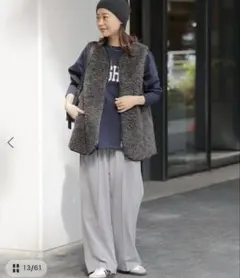 ジャーナルスタンダードレリューム シープフェイクファージップベスト