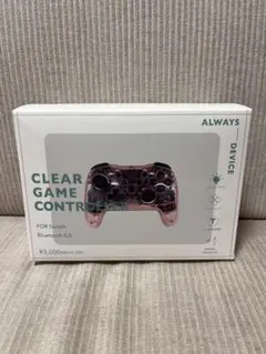 CLEAR GAME CONTROLLER ピンク Switch用