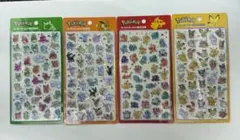 韓国限定　正規品　ポケモン　シール　4種セット