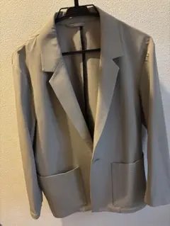 semanticdesign ベージュ テーラードジャケット　セットアップ