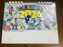 ミッキーマウス 卓上カレンダー 2026 ディズニーのサムネイル