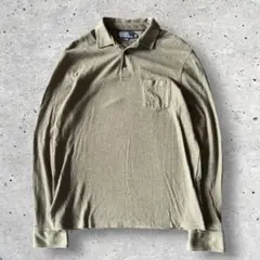 【90s】 Ralph Lauren 長袖 ポロシャツ ピマコットン チェック柄のサムネイル