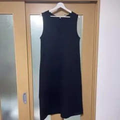 無印良品二重編みスウェットジャンパースカートワンピース