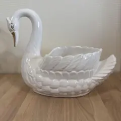 Francfranc フランフラン♡スワンボウル 小物入れ 陶器製 - メルカリ