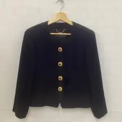値下◎4.23◎A722◎アウター◎ノーカラージャケット◎ブラックのサムネイル