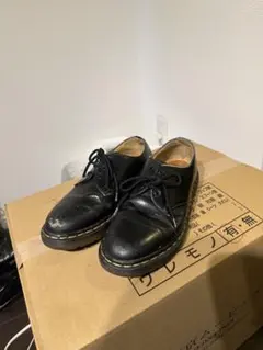 Dr.Martens 黒 レザー レースアップシューズ