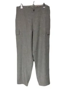 Rejoove グレーのカジュアルパンツ サイドポケット付き