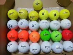 白&カラーなどディスタンス系ロストボール銘柄色々(25個)(即日配送)