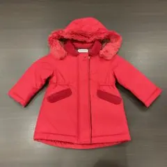 familiar キッズ　赤 アウター ダウン　サイズ90 ガールズ