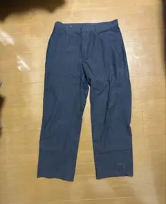 Calvin Klein archiveストライプ 黒紺スラックス