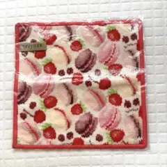 FEILER マカロン柄 タオルハンカチ新品