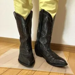 TONY LAMAブラックレザーウエスタンブーツ :29cm ❗️使用感あり