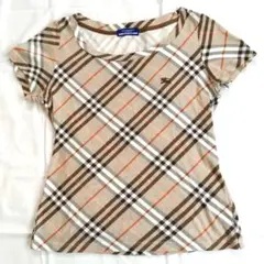 BURBERRY BLUE LABEL 半袖カットソー ノバチェック 38