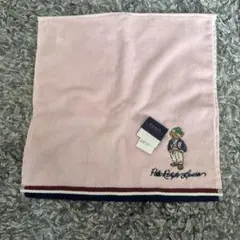 新品未使用　ポロ・ラルフ・ローレン ハンカチ ピンク