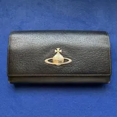 【希少】ヴィヴィアンウエストウッド 長財布 がま口 オーブ 総柄 ストライプ