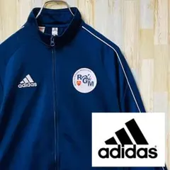 adidas クラブチームロゴ トラックジャケット ネイビー フランス