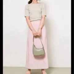 ☆美品☆SNIDEL ピンク花柄フラワーロングスカート フレアスカート サイズ0