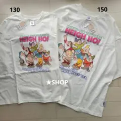 リトシー ディズニー 白雪姫 7人の小人 お揃い 半袖 tシャツ 130 150
