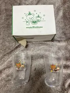 リラックマ ブーツ型グラス 2個セット ミスタードーナツコラボ