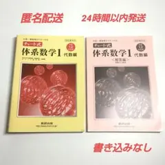 チャート式体系数学1 代数編 中学1・2年生 解答付き 未使用