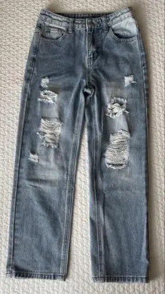 SHEIN Teen ダメージデニムパンツ 8-9Y