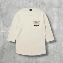AVIREX アヴィレックス サーマル 七分袖 Tシャツ M コーデュラ 白のサムネイル