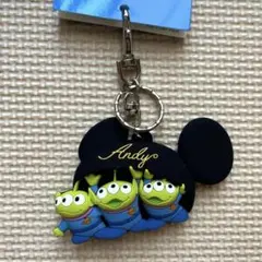ディズニー　トイストーリーリトルグリーンメンキーチェーン