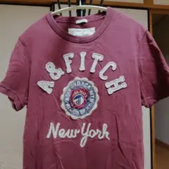 【最終価格】Abercrombie&Fitch Tシャツ ワインレッド Mサイズのサムネイル