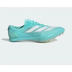 美品　ADIZERO FINESSE ミントグリーン スパイク　23.5 ADIZERO FINESSE JH5226 ミントグリーン スパイク24センチ