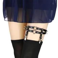 ゴスロリ ロリータ パンク スタッズ ハーネス ハート ベルト #C393-2