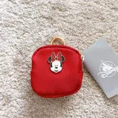 ディズニー ミニー ポーチ(S) スクエア カラビナ付き 2
