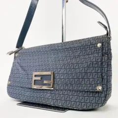 FENDI フェンディズッキーノ ショルダーバッグ マンマバケット グレー