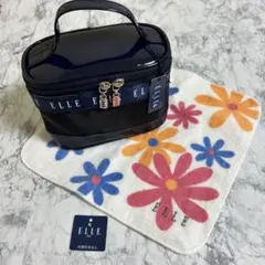 ELLE バニティポーチとハンドタオル セット ミニポーチのサムネイル