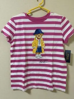 ポロベア Tシャツ XL 160 ラルフローレン レディース キッズ ピンク
