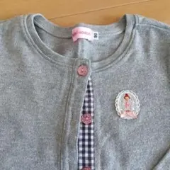 90 ミキハウス　リーナちゃん　カーディガン　女の子