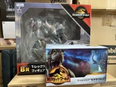 フリューくじ ジュラシックワールド tレックス b賞 モササウルス付き