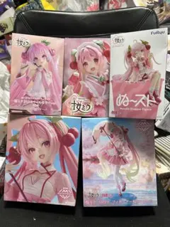 初音ミク 桜ミク プライズ フィギュア 7点 まとめ売り - メルカリ