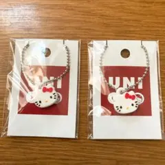 ユニクロ キティちゃん 非売品　キーホルダー　ノベルティ 2個セット　まとめ売り