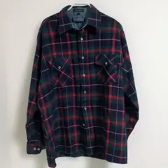 80年代ヴィンテージ・ヴァンヒューゼン アクリルネルシャツ Мサイズ