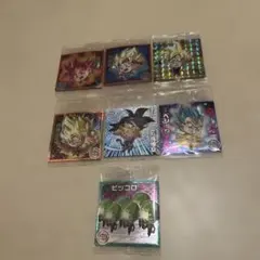 ドラゴンボール　超戦士シールウエハース超　超絶感謝の十周年　7枚セット